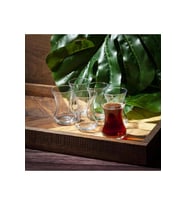 İnce Belli Çay Bardağı 125 cc 6'lı Set, Zarif ve Şık Tasarım