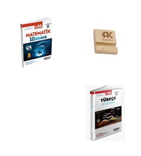 Miray LGS 8. Sınıf Matematik ve Türkçe Deneme + Telefon Standı
