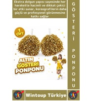 #Ponpon Hafif Esnek Okul Yıl Sonu Gösteri Etkinlik Tören Spor Dans Şık Ekstra Dolgun Ponpon 1 Çift