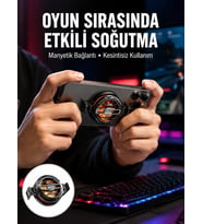 Tüm Telefonlarla Uyumlu Kompakt Soğutucu Yüksek Performanslı Hızlı Soğutma Yeni Nesil