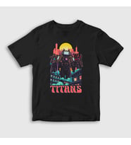 Presmono Unisex Çocuk Siyah Titans Skibidi Toilet T-Shirt 482919tt