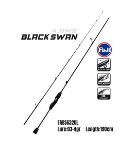 Fujin Ajime Black Swan 190cm 03-4gr Aji LRF Kamışı