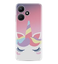 Infınix Hot 30i Kılıf Silikon Desen Özel Seri Sweety Unicorn 1737