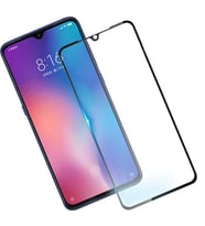 Xiaomi Mi 9 Lite Ekran Koruyucu Full Tam Kaplayan Kavisli Tempered Cam (Siyah)