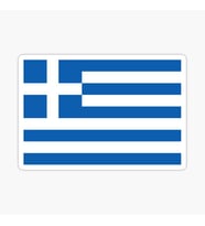 Yunanistan Greek National Bayrak Greece Sticker 18CM