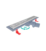 VALTEMO SMARTLINE BASE DUŞ KANALI 40 CM (Gri)