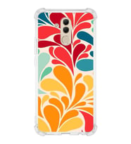 PrintiFy Huawei Mate 10 Lite Uyumlu Retro Color 5 Baskılı Şeffaf Köşe Korumalı Antişok Kılıf