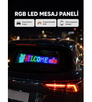 Rgb Led Panel – Mobil Uyumlu, Yazı Ve Gıf Destekli, Usb Bağlantılı Dekoratif Ekran