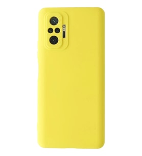 Mey İthalat® Redmi Note 10 Pro Kılıf Nano içi Kadife Silikon - Sarı