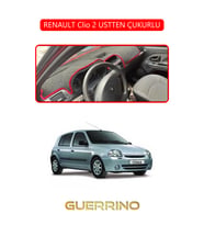 RENAULT Clio 2 USTTEN ÇUKURLUTORPİDO KORUMA HALISI KIRMIZI KENAR