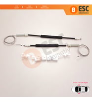 Alfa Romeo 147 937 2000-2010 3/5 Kapı 46751871 70 İçin Ön Sağ veya Sol Kapı Cam Kriko Tamir Seti