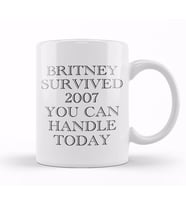 Britney Survived 2007 04 Kupa Bardak Porselen