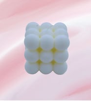 KARE BUBBLE KOKULU MUM (Beyaz)