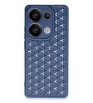 Newface Realme C65 Kılıf Petek Silikon Kapak - Lacivert