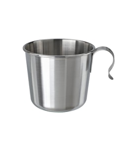 IKEA GRILLTIDER paslanmaz çelik 33 cl kupa (Gümüş Gri)