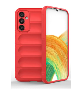 Newface Samsung A36 Kılıf Optimum Silikon - Kırmızı