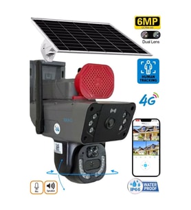 O-KAM PRO O-kam-3815 4g Dual Lens Solar Ptz Güneş Panelli Kamera