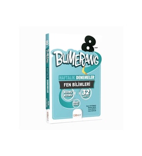 Günay Yayınları Günay Yayınları 8. Sınıf Fen Bilimleri Bumerang Konu Konu Haftalık Denemeler (Çok Renkli)