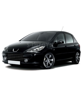 Peugeot 307 Uyumlu Krom Cam Çıtası 4 Parça 2001-2008
