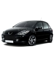 Peugeot 307 Uyumlu Krom Cam Çıtası 4 Parça 2001-2008