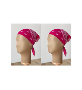 %100 Pamuklu Klasik Desen Unisex 2li Bandana Seti Renkli Bandana Etnik Desenli A Kalite Bandana