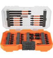 Klein Tools 33801 Darbeli Sürücü Ucu Seti, Proflex, S2 Çelik Phillips, Oluklu, Kare, Torx Uçları, Kı