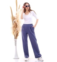 9292933 İkiiplik Cepli Bol Paça Pantolon INDIGO (İndigo)