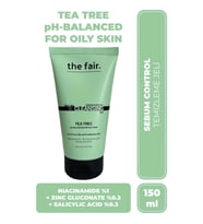 the fair. Çay Ağacı ve Salisilik Asit İçerikli Sebum Dengeleyen Yağlı Ciltler İçin Vegan Yüz Yıkama Jeli 150 ml