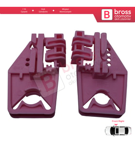 Skoda Octavia MK2 A5 1Z3 1Z5 2004-2013 4/5-Kapı 1Z1837462 İçin Ön Sağ Cam Kriko Tamir Klipsi A+B