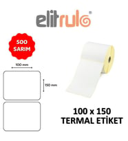 Elitrulo Barkod Etiketi 100x150 Termal - 500 Adet