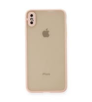 Apple İphone Xs Max Kılıf Montreal Silikon Kapak - Pembe
