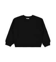 Civil Girls Düz 6-9 Yaş Sweatshirt - Siyah