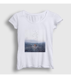 Presmono Kadın Beyaz Wonder Shawn Mendes T-Shirt 231498tt