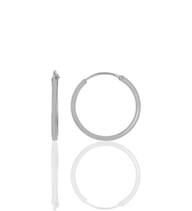 Gümüş  18 mm halka küpe SGTL11745RODAJ