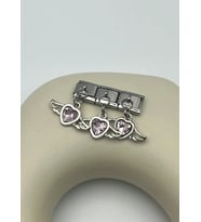 Çelik Silver Kalp Sallantılı Nomi Charm - 25crm78