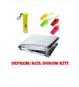 PLASTİK HAKEM DÜDÜĞÜ TERMAL BATTANİYE LED KÜÇÜK EL FENERİ 3 SET