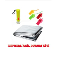 PLASTİK HAKEM DÜDÜĞÜ TERMAL BATTANİYE LED KÜÇÜK EL FENERİ 3 SET