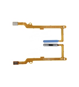 Huawei Uyumlu Honor X8 Parmak İzi Flex Mavi