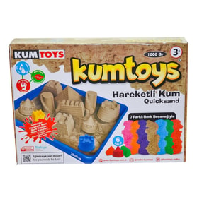 Nessiworld 5329 Kumtoys, Hareketli Kum Seti 1000 gr / +3 yaş