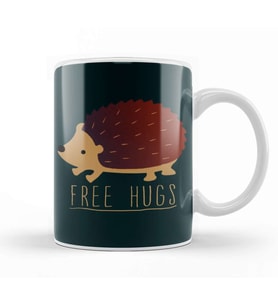 Free Hugs Kupa Bardak Porselen