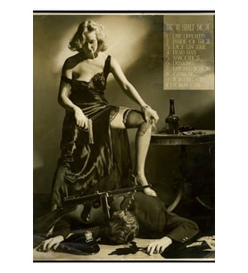 Vintage Hollywood Film Posteri Sansür Hays Code Al Whitey Schafer Tablo Ahşap Poster Dekoratif