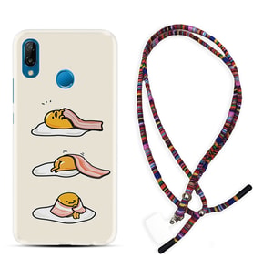 Huawei P20 Lite Mate 10 20 Lite Pro P40 Lite KılıfBoyun Asklı Rasta Silikon Sweety Egg 1322