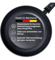 Fissler Ceratal Classic Orbit Black Yapışmaz Tava 24 Cm Siyah Renkli