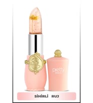 Pretty Beauty Drıed Flowers Lipstick ve Renk Değiştiren Çiçek Kokulu Sihirli Ruj