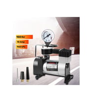 Araba Oto Araç Lastik Şişirme Pompası Metal Motorlu Kompresör 150 Psi Çakmaklık