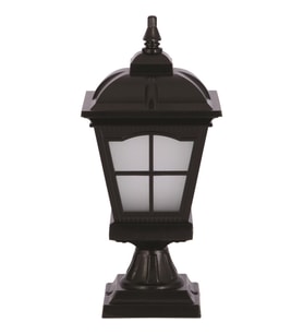 AVONNI BSU-68045-BSY-M1-OP Siyah Boyalı Dış Mekan Aydınlatma E27 Aluminyum Cam 23cm