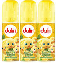 Dalin Bebek Kolonyası 150ML Limon Çiçeği (Limon-Bergomat-Papatya) (3 Lü Set)