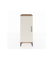 Hyperion Komodin Tek Raflı Tek Kapaklı 44x44x106 Çam-Aytaşı