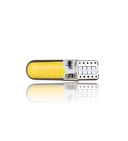 T10 12V Led Ampül Çakar Silikonlu 12 Sarı