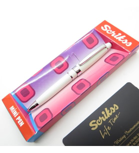 Scrikss İsme Özel Mini Pen Beyaz Tükenmez Kalem
